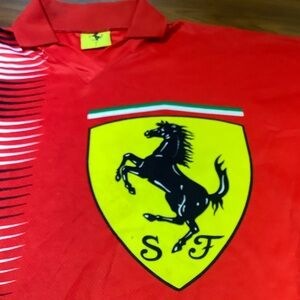 Ferrari Red Jersey with Iconic Logo
